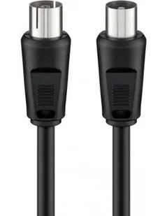 Wentronic Antena przyłącze 0,50 m; z czarnym przewodem AK 0050 B 0.5 m Black czarny 50912 - Kable - miniaturka - grafika 1