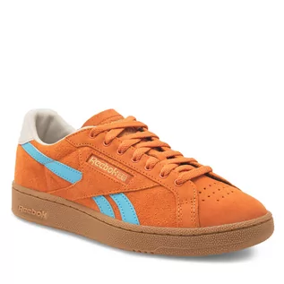 Półbuty męskie - Sneakersy Reebok Club C Grounds 100074846 Orange - grafika 1