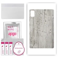 Akcesoria do tabletów i e-booków - folia naklejka skórka strukturalna na TYŁ do Ulefone Tab A8 - Beton Srebrne Paski - apgo SKINS - miniaturka - grafika 1