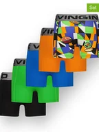 Majtki dla dzieci - Vingino Bokserki (5 par) w kolorze czarno-niebiesko-zielonym - miniaturka - grafika 1