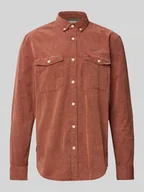 Koszule męskie - Koszula casualowa o kroju regular fit z kołnierzykiem typu button down - miniaturka - grafika 1