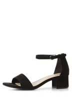 Sandały damskie - Tamaris - Damskie sandały na obcasie, czarny - miniaturka - grafika 1