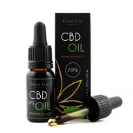 Suplementy naturalne - Olejek Cbd 10% 10ml Green Line Full Spectrum - miniaturka - grafika 1
