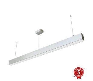 APLED - LED Żyrandol na lince LOOK LED/46W/230V 4000K 120 cm srebrny - Lampy sufitowe - miniaturka - grafika 1