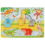Puzzle - Puzzle Z Uchwytami, Zwierzęta Afryki - miniaturka - grafika 1