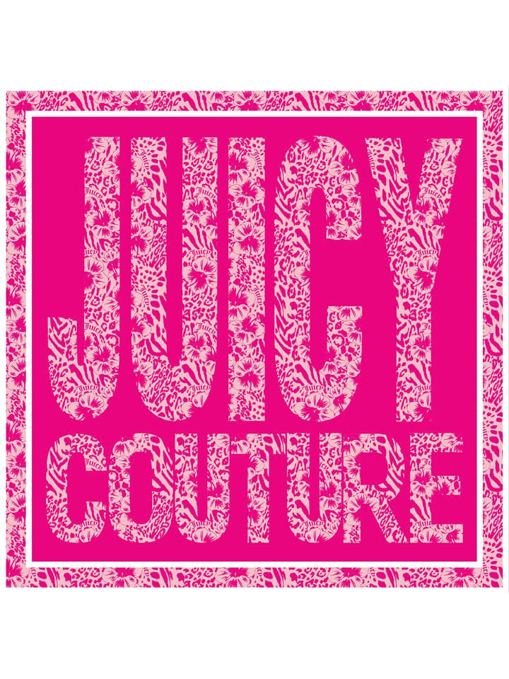 Juicy Couture Chusta w kolorze różowym - 45 x 45 cm