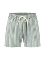 Kąpielówki męskie - FYNCH-HATTON Szorty kąpielowe w kolorze zielonym - miniaturka - grafika 1