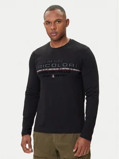 Aeronautica Militare Longsleeve 252TS2474UJ00641 Czarny Regular Fit - Koszulki męskie - miniaturka - grafika 1