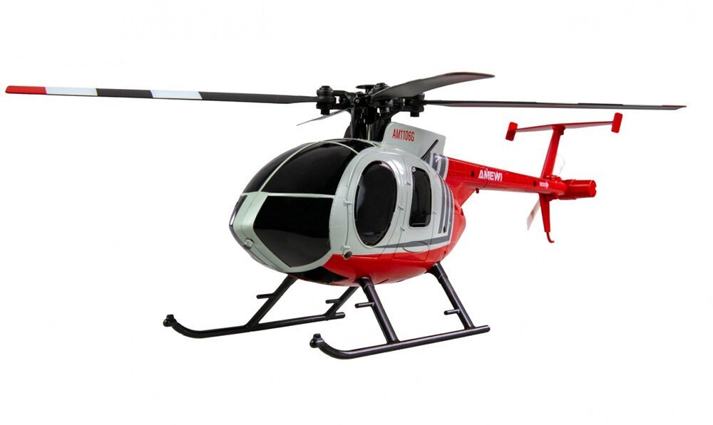 Amewi RC Helikopter MD500 Li-Po Akku 350mAh silber/rot