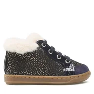 Buty dla dziewczynek - Trzewiki Shoo Pom Bouba Zip Hair N4BYCE0402 Granatowy - miniaturka - grafika 1