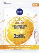 Maseczki do twarzy - NIVEA Nivea Energy Q10 Energy Sheet Mask - miniaturka - grafika 1