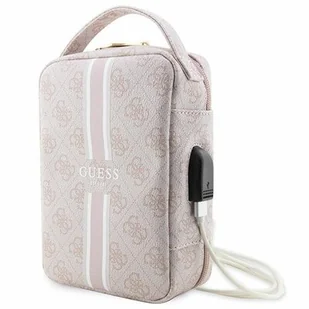 Guess Torba GUHBP4RPSP Organizer różowy/pink 4G Printed Stripes - Torby na laptopy - miniaturka - grafika 1