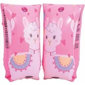 Materace dmuchane i koła do pływania - RęKAWKI DO PłYWANIA DLA DZIECI ALPAKA RóżOWY - - miniaturka - grafika 1