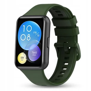 PASEK HW WATCH FIT 2 004 - CIEMNOZIELONY - Akcesoria do smartwatchy - miniaturka - grafika 1