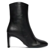 Botki damskie - Botki Patrizia Pepe 2Y0036 L048 K103 Czarny - miniaturka - grafika 1