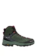 Buty trekkingowe damskie - BUTY ALP TRAINER 2 MID GTX WOMEN-DUCK GREEN-RHODODENDON - miniaturka - grafika 1