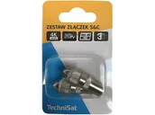 Inne akcesoria audio-wideo - Zestaw złączek TECHNISAT S&C - miniaturka - grafika 1