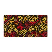 Podkładki na biurko - Mata do pracy biuro Meksykańskie wzorki 120x60 cm - miniaturka - grafika 1