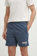 Spodenki męskie - Reebok szorty Brand Proud męskie kolor niebieski 100075309 - miniaturka - grafika 1