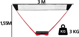 Zestaw rakiety siatka do badmintona DONNAY 5w1 - Badminton - miniaturka - grafika 4