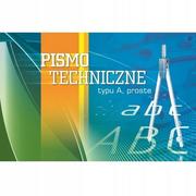 Pomoce naukowe - Nieprzypisany Blok pismo techniczne typu A proste A4 KRES027 - miniaturka - grafika 1