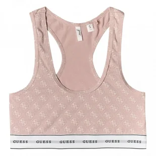 Damski biustonosz Guess Carrie Bralette - różowy - Bielizna sportowa damska - miniaturka - grafika 1
