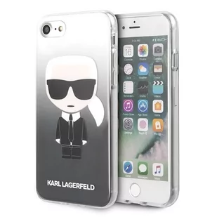 Karl Lagerfeld Obudowa dla telefonów komórkowych Iconic Degrade pro Apple iPhone 7/8/SE2 KLHCI8TRDFKBK) Czarny - Etui i futerały do telefonów - miniaturka - grafika 1