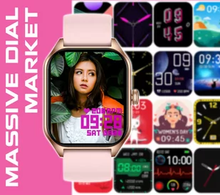 Rubicon RNCF03 Stal Złoty - Smartwatch - miniaturka - grafika 5