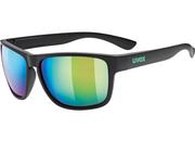 Okulary sportowe - UVEX UVEX LGL 36 Colorivision Okulary, black mat/mirror green  2021 Okulary przeciwsłoneczne S5320172295 - miniaturka - grafika 1