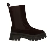 Botki damskie - Tom Tailor Damskie sztyblety 8450040001, brązowe, 37 EU, brązowy, 37 EU - miniaturka - grafika 1