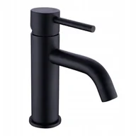Baterie umywalkowe - Rea Bateria umywalkowa Graf Black niska B0173 - miniaturka - grafika 1
