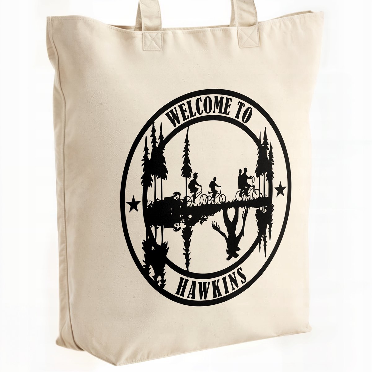 Torba bawełniana Premium Stranger Things Eleven Hawkins Dla Fanów Serialu