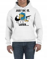Bluzy męskie - Bluza Z Kapturem Garfield Just Do It M 0770 - miniaturka - grafika 1
