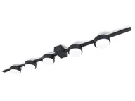 Lampy sufitowe - Lampa sufitowa natynkowa GX53 LED Zola x5 90cm - Czarna - miniaturka - grafika 1