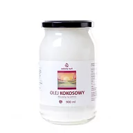 Zdrowa żywność - Olej Kokosowy Nierafinowany - Tłoczony Na Zimno 900 ml - Zielony Nurt - miniaturka - grafika 1