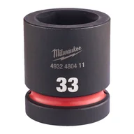 Klucze i nasadki - Milwaukee nasadka udarowa 33 mm 1" Shockwave 4932480411 - miniaturka - grafika 1