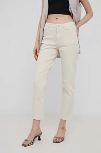 Spodnie damskie - Vila jeansy damskie medium waist - grafika 1
