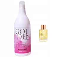 Szampony do włosów - Diana Golden szampon nawilżający po nanoplastii 1000ml+OLEJEK Uv 10 ml - miniaturka - grafika 1