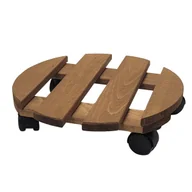 Donice - PODEST PODSTAWKA DREWNIANA POD KWIATEK DONICĘ DONICZKĘ NA KÓŁKACH SOLIDNA - miniaturka - grafika 1