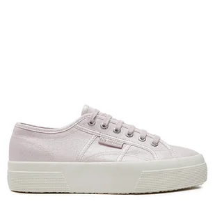 Tenisówki Superga Platform Pearl Matte Canv 2740 S21362W Fioletowy - Trampki damskie - miniaturka - grafika 1