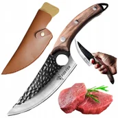 Noże kuchenne - NÓŻ SZEFA KUCHNI MYŚLIWSKI KUCHENNY TASAK NOŻE STYL JAPOŃSKI TURYSTYCZNY - miniaturka - grafika 1