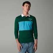 Koszulki męskie - Sinsay - Koszulka z długimi rękawami - Zielony - miniaturka - grafika 1