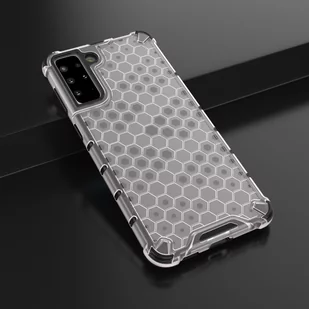 Honeycomb etui pancerny pokrowiec z żelową ramką Samsung Galaxy S21+ 5G (S21 Plus 5G) przezroczysty - Etui i futerały do telefonów - miniaturka - grafika 14