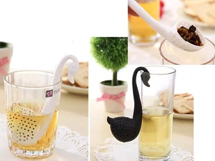 Zaparzacz silikonowy łabędź (mix kolorów) - Zaparzacze i kawiarki - miniaturka - grafika 1