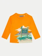 Bluzki damskie - Original Marines Bluzka DEA0688NM Pomarańczowy Regular Fit - miniaturka - grafika 1