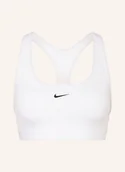 Biustonosze - Nike Biustonosz Sportowy Swoosh weiss - miniaturka - grafika 1