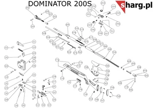 Śruba mocująca kabłąk przednia Hatsan MOD 33 - 155, Dominator 200, Striker, Proxima (777) - Osprzęt do wiatrówek - miniaturka - grafika 31