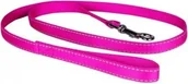 Smycze dla psów - Chaba Smycz z odblaskiem fuksja 1.3m - miniaturka - grafika 1