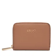 Portfele - Mały Portfel Damski Liu Jo S Zip Around AA5169 E0087 Brązowy - miniaturka - grafika 1