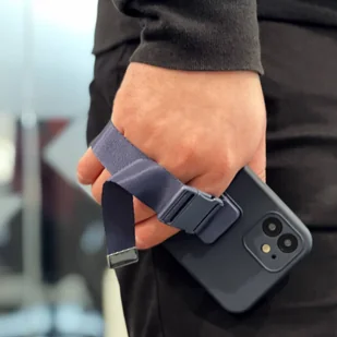 Rope case żelowe etui ze smyczą łańcuszkiem torebka smycz iPhone XS / iPhone X czerwony - Etui i futerały do telefonów - miniaturka - grafika 19